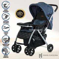 BABY - Coche Cuna de Lujo «VINCENT» Edición Limitada Blue