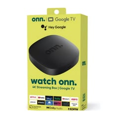 ONN - Streaming Watch Google TV 4K con Control Remoto de Voz