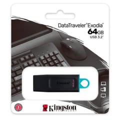 KINGSTON - Memoria flash USB datatraveler EXODIA 64GB usb 3.2