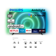 PHILIPS - Televisor 55 Android 4k Ultra Hd Smart Tv Ambilight 55PUD7906