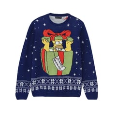 THE SIMPSONS - Jersey Navideño Homero Simpson - Azul