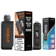 VAPE - OXBAR SVOPP 25K - HELADO DE MANGO Y DURAZNO