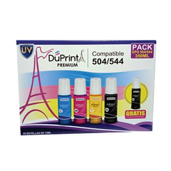 GENERICO - Pack de tinta compatible 504/544 mas 01 tinta bk de obsequio