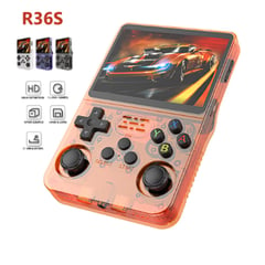 GENERICO - Consola de videojuegos portátil Retro R36S Naranja