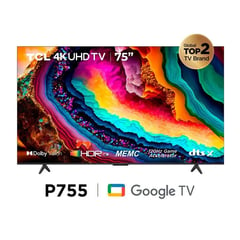 Televisor 75 Google Tv 75p755 4k Ultra Hd Smart Tv