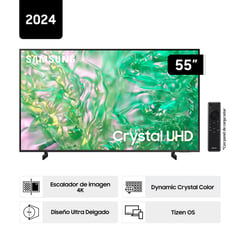 SAMSUNG - Televisor 55 Pulg. Crystal Smart TV Tizen UHD 4K UN55DU8000GXPE