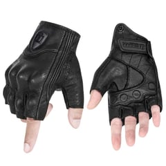 ICON - GUANTES DE CUERO MITONES PARA MOTO PERSUIT