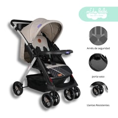 BAMBINO - Coche Cuna Deportivo «ECLIPSE» Beige