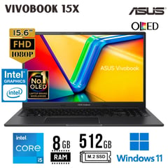 Laptop VIvoBook K3504VA-L1244W 15.6" FHD OLED, CORE I5-1340P, Ram 8GB, SSD 512GB, Windows 11