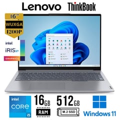 LENOVO - Laptop ThinkBook 16 G6 IRL 16"WUXGA CORE I5-1335U, Ram 16GB, SSD 512GB, Windows 11