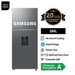 SAMSUNG - Refrigeradora 384L All Around Cooling RT38DG6730S9PE Plateado