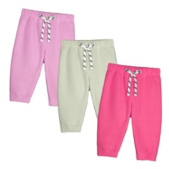 LITTLE SWEET - Pantalón Bebé Niña Micropolar Pack x 3