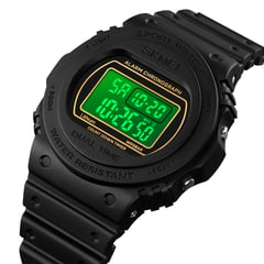 SKMEI - Reloj 1776 Negro Correa Silicona