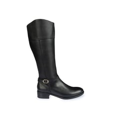 VIALE - Bota Alta Casual FER-2302 Negro Cuero