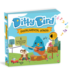 DITTY BIRD - Libro musical Música instrumental Canciones infantiles Inglés