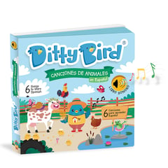 DITTY BIRD - Libro musical Canciones de animales Castellano