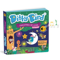 DITTY BIRD - Libro musical Canciones de cuna Castellano