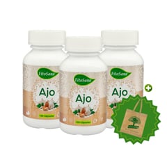 FITOSANA - CAPSULAS DE AJO 100U 03 FRASCOS + BOLSA REGALO