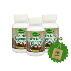 FITOSANA - CAPSULAS DE MACA NEGRA CON HUANARPO MACHO 100U 03 FRASCOS + BOLSA REGALO