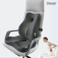 DAUER - Pack Cojin ASIENTO 3D + Cojin RESPALDAR 3D MemoryFoam Bambu SillaAuto