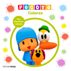 GENERICO - Aprende Colores con Pocoyó - Libro Infantil libro didáctico libros para bebes