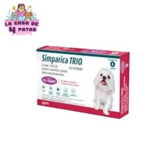 SIMPARICA - De TRIO 2.5 - 5 kg x 3 Pastillas