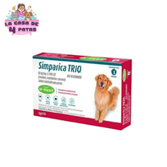 SIMPARICA - TRIO de 20 a 40 kg x 3 Pastillas