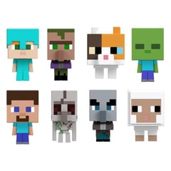 MINECRAFT - Figura De Acción Cabezas Mob Minis