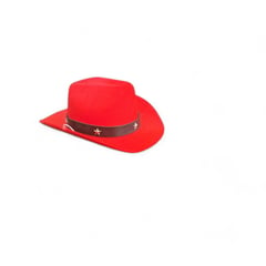 GENERICO - Sombrerito Mascota Vaquero Talla standard Color Rojo