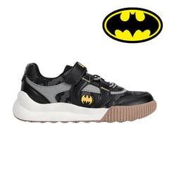 DC - Zapatillas Urbanas Casual Negro Batman