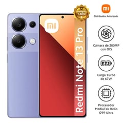 XIAOMI - Redmi Note 13 Pro 4G 8GB Ram 256GB Purpura