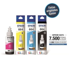 EPSON - KIT DE 4 TINTAS 664