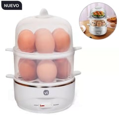 VIVIBOX - Hervidor de Huevos para 14 unidades Blanco VVB-00034P