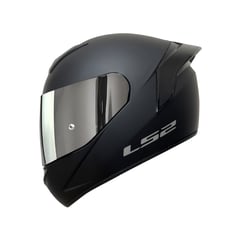 LS2 - CASCO NS352 EDICIÓN ESPECIAL NEGRO MATE SILVER TALLA ¨L¨