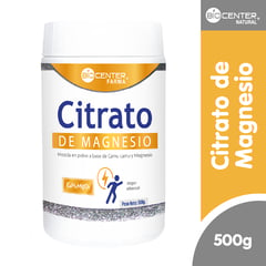 BIOCENTER NATURAL - Citrato de Magnesio x 500 g -