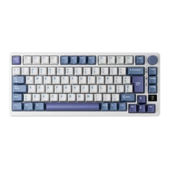 ROYAL KLUDGE - Teclado Mecánico Español Rk M75 BT5124GUSB-C taro milk Silver switch