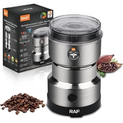 RAFF - Molinillo Eléctrico Para Café y Especias de Acero Inoxidable 300W