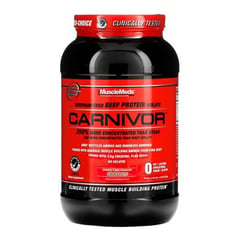 MUSCLEMEDS - PROTEÍNA CARNIVOR 2LB CHOCOLATE CON CREATINA -