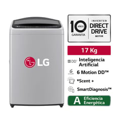 LG - Lavadora de 17 kg carga superior con AI DD -WT17DV6T