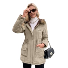 GENERICO - Casaca Parka Abrigo de Invierno Para Mujer