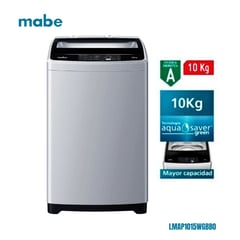 MABE - Lavadora carga superior 10 kg lmap1015wgbb0 - silver