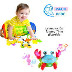 MEYING - Pack Niño - Rodillo para el Tummy Time + Cangrejito Bailarín