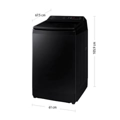 SAMSUNG - LAVADORA 13 KG ECO INVERTER WA13CG5441BVPE NEGRO