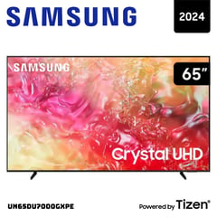 SAMSUNG - TELEVISOR 65 SMART TV TIZEN OS CRYSTAL 4K UHD LED - DU7000