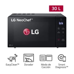 LG - HORNO MICROONDAS EASYCLEAN 30L MH7032JAS NEGRO