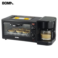 BOMA - Horno Cafetera Freidora 3en1 -BREAKFAST- Black