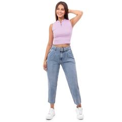 SQUEEZE - Pantalon Denim Stretch Mujer Slini