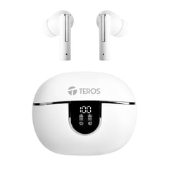 TEROS - AUDIFONOS TE-8075W TWS BLANCO