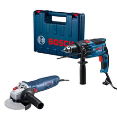 BOSCH - TALADRO PERCUTOR 850W GSB16RE + ESMERIL ANGULAR 710W GWS700