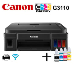 CANON - IMPRESORA MULTIFUNCIONAL PIXMA G3110 IMPRIME COPIA ESCANEO USBWIFI + tintas